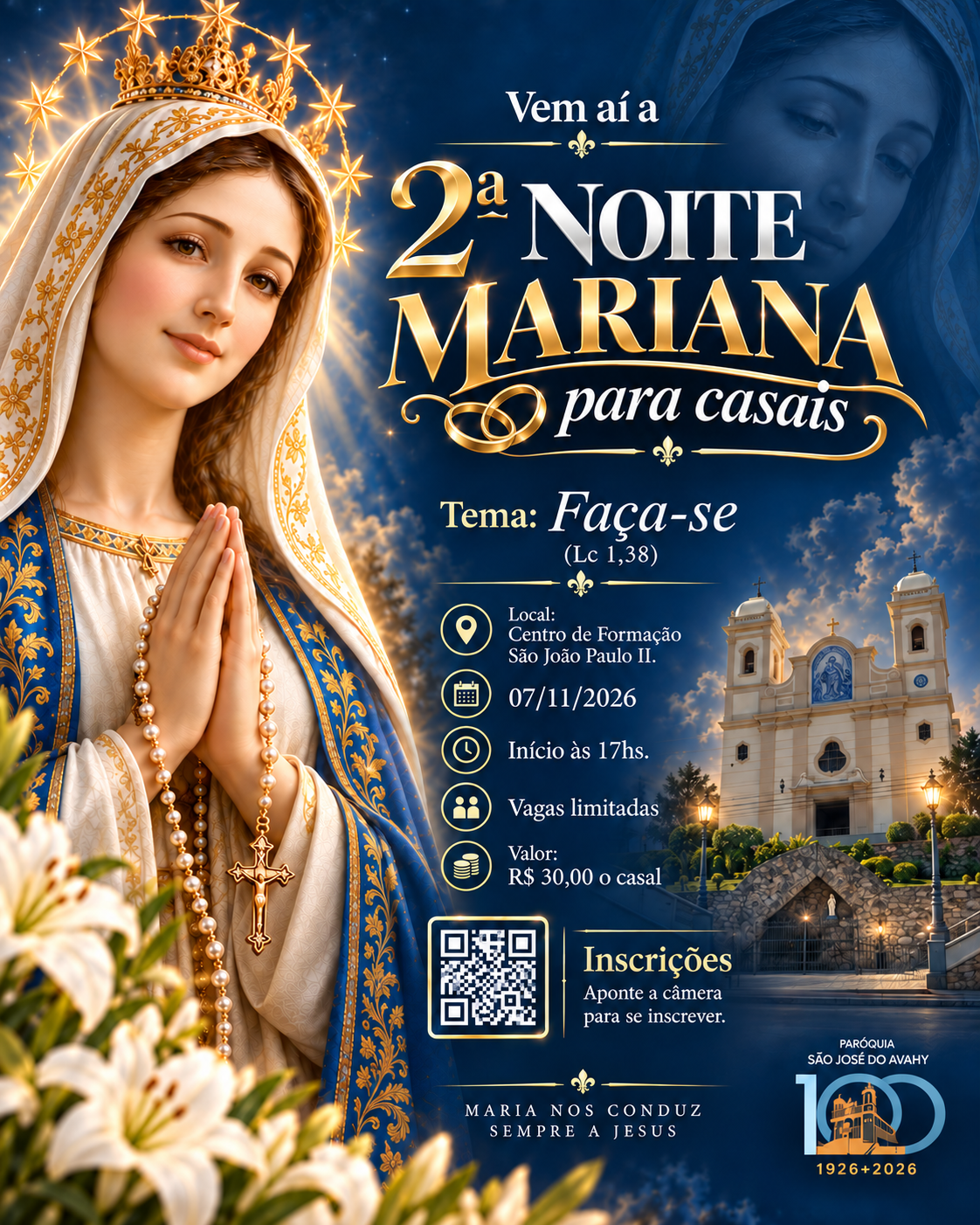 2ª Noite Mariana para Casais